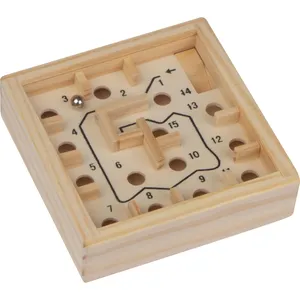 Personalized Wooden Maze Promotional Toy for Kids - Product Image 1