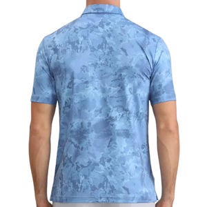 เสื้อโปโล OEM คุณภาพสูงสำหรับผู้ชาย ออกแบบเองได้ พิมพ์ลายโลโก้ด้วยความร้อน ผลิตจากโพลีเอสเตอร์/สแปนเด็กซ์ ขายส่ง - Product Image 3