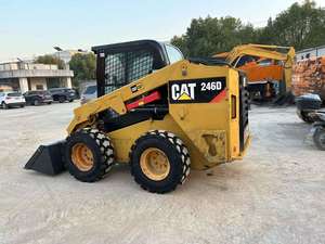 Cargadora Compacta de Ruedas CAT 246D Usada de Fábrica, Cargadora de Construcción Diésel para Manejo de Materiales en Obras - Product Image 3