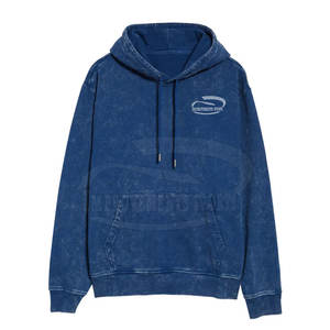 Calidad superior MOQ bajo Hombres Sudaderas con capucha lavadas con ácido Tallas grandes Ropa de moda Sudaderas con capucha lavadas con ácido - Product Image 1