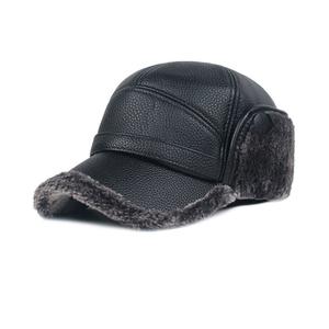 Wholesale Custom Russian <b>Hat</b> <b>Men</b> Trapper Leather Bomber Warm Trooper Ear Flaps Women <b>Winter</b> Ski <b>Hats</b> - Product Image 4
