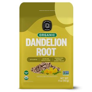 FGO Organic Dandelion Root, Cut and Sifted Loose <b>Tea</b>, 4 Ounce Resealable Bag - Product Image 4