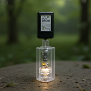 Indicateur lumineux pilote 22 mm en plastique/métal transparent 220 V - Product Image 3