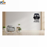Vinilo Decorativo Personalizado con Diseño de Parodia de Star Wars, Adhesivo Removible de 6x8 Pulgadas, Resistente a los Rayos UV y al Agua