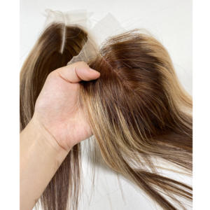 Bonestraight 2*6 fermeture Raw Vietnamien Remy Extensions de Cheveux Lace Front Perruque avec Haute Cuticule Alignée Couleur Noire pour les Femmes - Product Image 2