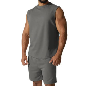 Nouveau en demande 2025 hommes été 2 pièces survêtement ensemble court unisexe survêtement imprimé à manches courtes été Shorts t-shirt ensemble hommes - Product Image 5