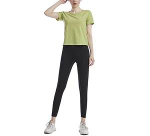 Women's Ladies Apparel Plus Size T Shirt V-Neck Tee Breathable Plane Women T-shirts & <b>Tights</b> 2 Pieces Plain Dress Women Top Sale - Product Image 1