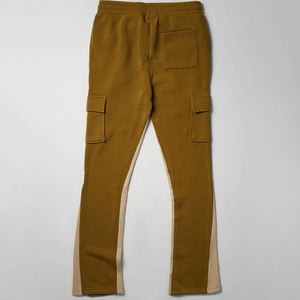 Wholesale Men's Winter Casual Sweatpants-Eco-Friendly 100% Cotton Canvas Fleece Thickness <b>Elastic</b> Waist <b>Lace</b>-Up Closure Printed - Product Image 2