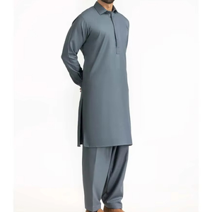 Salwar Kameez pour homme de qualité supérieure, design OEM, élégant, décontracté, coupe classique, fabriqué au Pakistan - Product Image 4