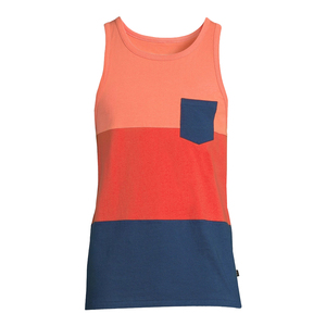 Camiseta sin Mangas de Estilo Único 2026, de Alta Calidad, Ecológica, Transpirable, Teñida con Tintes Naturales, de Algodón, con Parches, Informal, para Hombre - Product Image 1