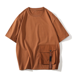 เสื้อยืดผ้าฝ้าย100% ขนาดใหญ่สำหรับผู้ชายทำจากผ้าฝ้ายขนาดใหญ่พิมพ์ลายโลโก้ได้ตามต้องการ2025 - Product Image 4