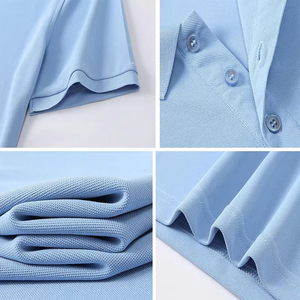 Nouveau T-shirt décontracté pour homme, personnalisé avec logo, en maille de haute qualité, à manches courtes, imprimé, respirant, séchage rapide, avec poche, vente en gros - Product Image 3