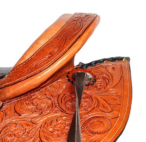 Calidad Premium 100% cuero duradero hecho a mano estilo inglés silla occidental equipo esencial de equitación para ecuestres - Product Image 2