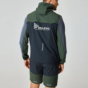 Survêtement coupe-vent de haute qualité 100% coton avec logo réfléchissant personnalisé pour l'entraînement et le jogging en hiver, séchage rapide et respirant - Product Image 2