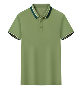 Conception de logo personnalisée OEM pour polos à manches courtes à séchage rapide pour homme, vêtements de travail d'été à blocs de couleur pour uniformes d'entreprise - Product Image 1