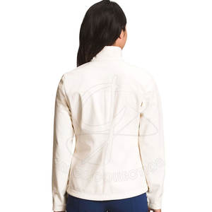 Veste imperméable fixe coupe ajustée pour femmes Soft Shell pour logo imprimé personnalisé Veste Softshell d'hiver pour femmes Style décontracté - Product Image 3