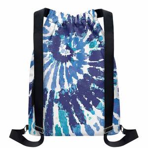 Sac d'école Transparent imprimé hawaïen fleur de tiaré tropical avec poche en filet personnalisation impression à la demande sac à dos mode - Product Image 3