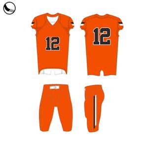 ผ้าเจอร์ซีย์ทีมฟุตบอลอเมริกันพิมพ์ซับลิเมชันผ้าระบายอากาศน้ำหนักเบาออกแบบได้ตามต้องการ - Product Image 6