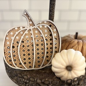 Wooden <b>Halloween</b> Cutout Accessories Pumpkin Shaped Wood Sticker Reusable Holiday Hanging <b>Ornaments</b> - Product Image 5