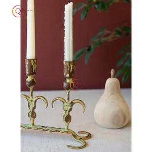 Tarro de vela de aluminio fundido 5 Ams Portavelas decorativo de iluminación Forma y tamaño personalizados Portavelas único para interiores - Product Image 3