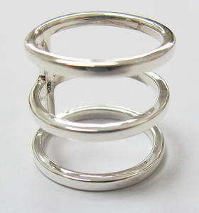 แหวน925เงินสามวงออกแบบเครื่องประดับขายส่งโรงงานในประเทศไทย - Product Image 2