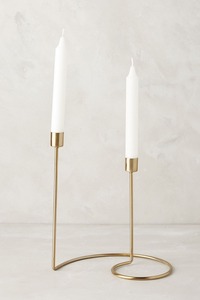 ที่ตั้งแบบเรียวโลหะหรูหราสำหรับตกแต่งบ้านติดตั้งโต๊ะอาหารและบรรยากาศในการสร้างบรรยากาศในมื้อค่ำด้วยแสงเทียนสุดโรแมนติก - Product Image 2