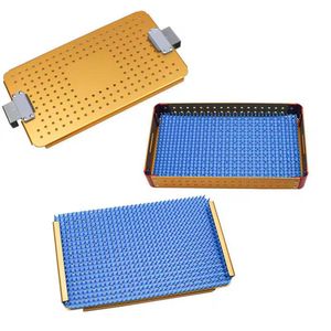 Hot <span class=keywords><strong>b</strong></span>án Hướng dẫn sử dụng nhôm dụng cụ phẫu thuật khử trùng hộp Silicone mat autoclavable tái sử dụng Trọng lượng nhẹ chỉnh hình - Product Image 2