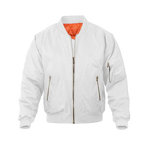 แจ็คเก็ตฤดูหนาวผู้ชายไซส์ใหญ่แบบสั่งทำ สไตล์ใหม่ กันน้ำ กันลม แบบ Trucker Bomber พร้อมซิปแบบกลับด้านได้ - Product Image 2