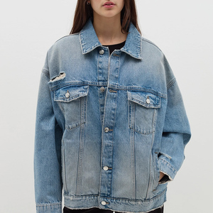 Chaquetas Vaqueras de Tela Suave para Mujer, Cómodas y Elegantes, Ropa Casual, Chaqueta Vaquera con Logotipo Personalizado y Diferentes Colores - Product Image 5