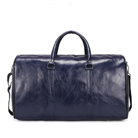 Meilleur sac de sport élégant de luxe en cuir PU noir pour hommes Grand sac de travail de créateur avec fermeture à glissière
