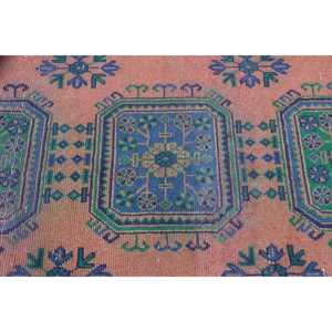 Turkish <b>Rug</b>, <b>Runner</b> 2.9x11 ft <b>Rug</b>, Orange Moroccan <b>Rug</b> - Product Image 5