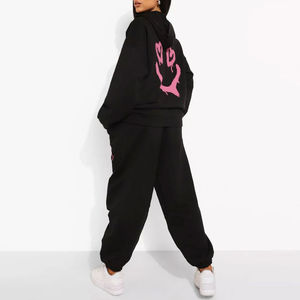 Ensemble de survêtement pour homme, streetwear, uni, 100% coton, respirant, séchage rapide, couleur personnalisée, directement de l'usine - Product Image 2