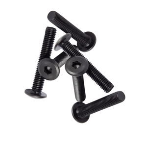 Tornillos para paneles de yeso con etiqueta personalizada, Zinc negro chapada en cabeza plana, medición métrica estándar ISO, buen precio, hecho en fábrica de Vietnam - Product Image 1