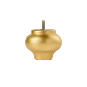 Patas de Muebles AREZO de Diseño Moderno, Forma de Calabaza, Plástico, 12 cm, Diámetro de 6 cm, Atornillables, Soporte para Sofá Cama, Montaje con Tornillos para Sala de Estar - Product Image 3