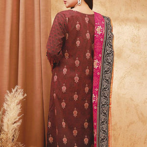 Nueva llegada señoras Shalwar Kameez ropa de invierno tela de seda de calidad traje de 3 piezas Venta caliente sin coser y cosido para fiestas - Product Image 2