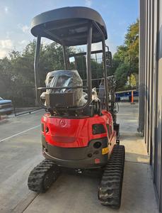 LIVRAISON GRATUITE, approuvé EPA CE, mini-excavatrice sur chenilles neuve de 2,5 tonnes, moteur puissant Kubota D1105 de 35 ch, ROPS ouvert, pouce hydraulique - Product Image 5