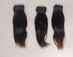 Extensions de cheveux Remy indiens droits de 12 pouces de longue durée Cheveux humains de haute qualité - Product Image 2