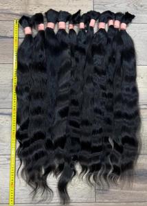 Venta al por mayor de pelo indio a granel, pelo indio crudo, pelo liso Natural ondulado, pelo crudo a granel - Product Image 4