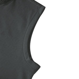 Chaleco sin mangas musculoso con diseño de logotipo personalizado, camiseta de talla grande con capucha, camiseta sin mangas con capucha, ropa exterior para gimnasio deportivo informal, camisetas sin mangas para hombre - Product Image 5