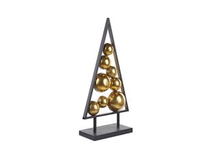Modern Eco-Friendly <b>Elephants</b> Gold Plated Cast Aluminum Christmas Tabletop Sculpture Living Room Ornament - Product Image 4