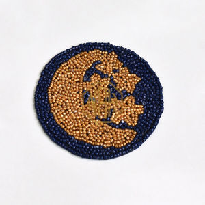 Sous-verres en verre à motif de lignes ronds 2026 en gros, style fermier décoratif, tapis et coussinets - Product Image 6