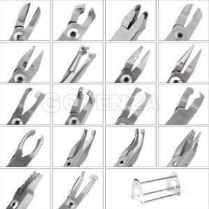 18PCS Manual Orthodontic <b>Pliers</b> <b>Set</b> Stainless Steel Dental Forming Bending Adjustment Tools Kit - Product Image 4