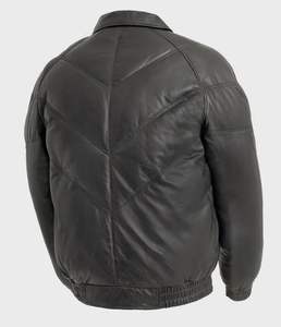 Veste matelassée pour homme Manteau d'hiver à capuche matelassé léger et chaud Veste d'extérieur coupe-vent élégante pour homme - Product Image 3