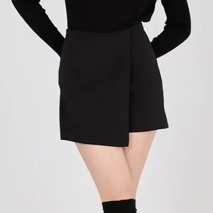 Women's Black Skirt With Shorts