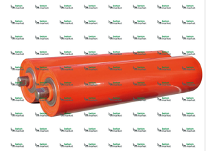 Transportador de cinta de rodillos de entrenamiento de tubo de acero de diámetro para planta de lote - Product Image 2