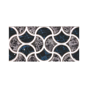 Carreaux muraux décoratifs de designer d'intérieur de luxe de Morbi surligneur intérieur numérique en céramique argent doré 300x600mm 30x60cm - Product Image 1
