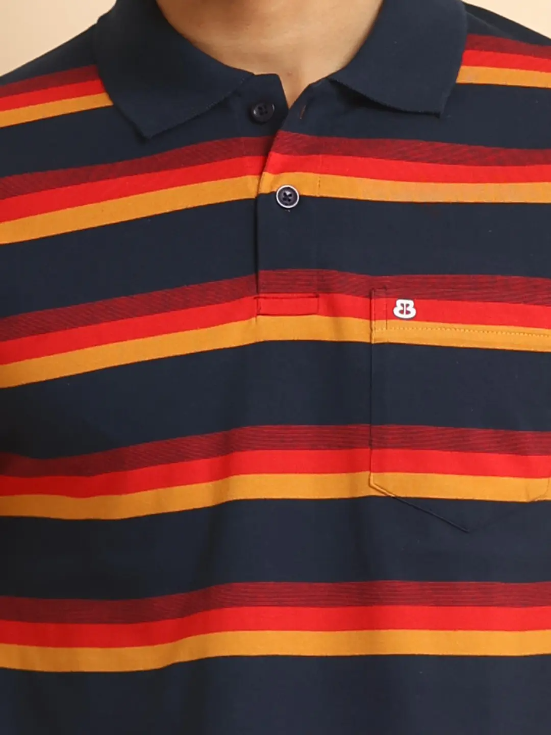 Red Navy Stripe