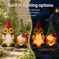 Développement de moules personnalisés pour gnomes saisonniers sur mesure, approbation des prototypes, correspondance des couleurs, personnalisation de l'emballage, support client
