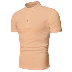 Polos transpirables de diseño personalizado para hombre, camisas polo cómodas de poliéster/algodón para hombre en blanco, patrón sólido - Product Image 3