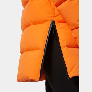 Parka hinchada Aspire para mujer OEM naranja amapola superventas con capucha ajustable y chaqueta acolchada de invierno con burbujas para mujer - Product Image 3